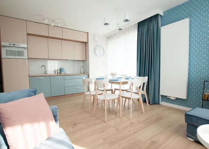 Komfortowy Apartament Pastelowy - 2 Sypialnie